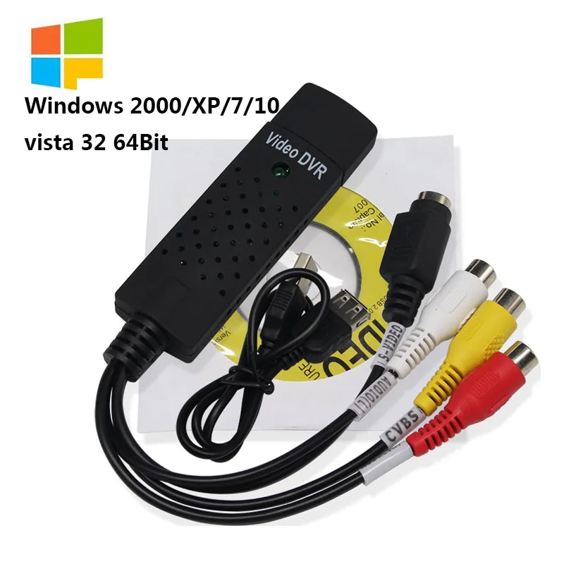 Легкая крышка USB 2 0 легкая для видео ТВ DVD VHS DVR карты видеокрышка телефона с