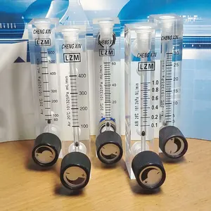 Все размеры 0,1-1 0,2-2 0,3-3 1-10 3-30 100-1000LPM LZM-6T расходомер воздуха расходомер с Управление клапан 6 8 10 мм пробки Пуш-ап в