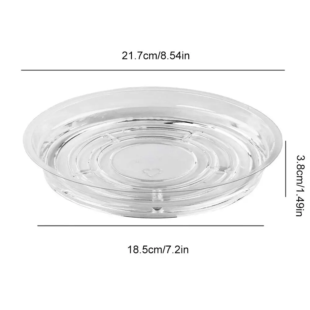 

Plastic Flower Pot Tray Durable Resin Plant Flower Pot Gloss Planter Home Garden Decoration Flower Pot Water Tray