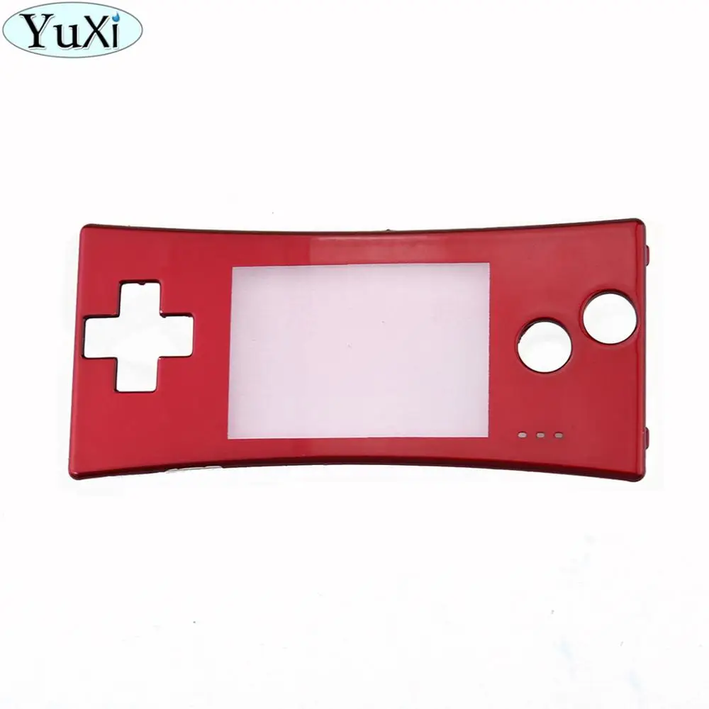 Red YuXi Замена для NAND для Gameboy Micro Shell Корпус чехол для GBM Хэллоуин передняя рамка - Цвет: Red