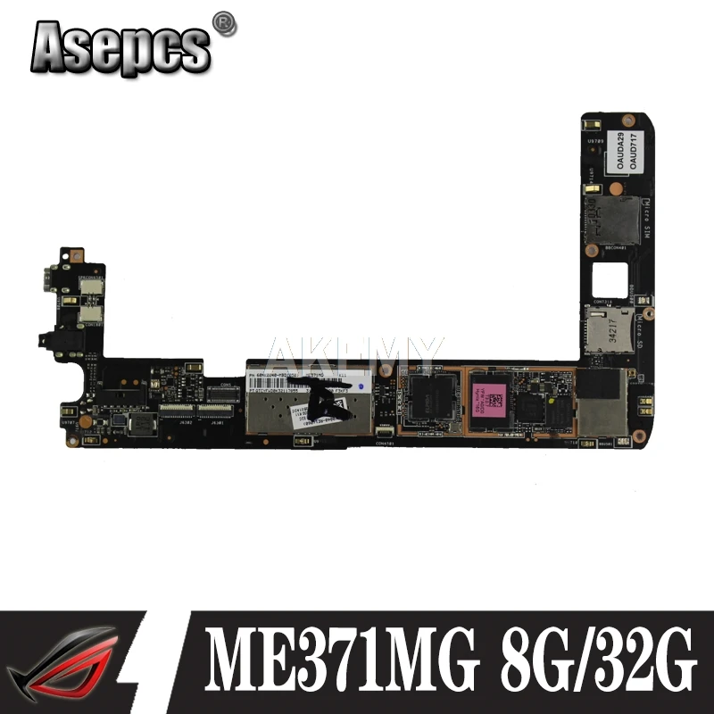 

New! original For Asus Fonepad ME371MG Tablets motherboard Mainboard logic board W Z2460 1GB RAM 32G/8G SSD