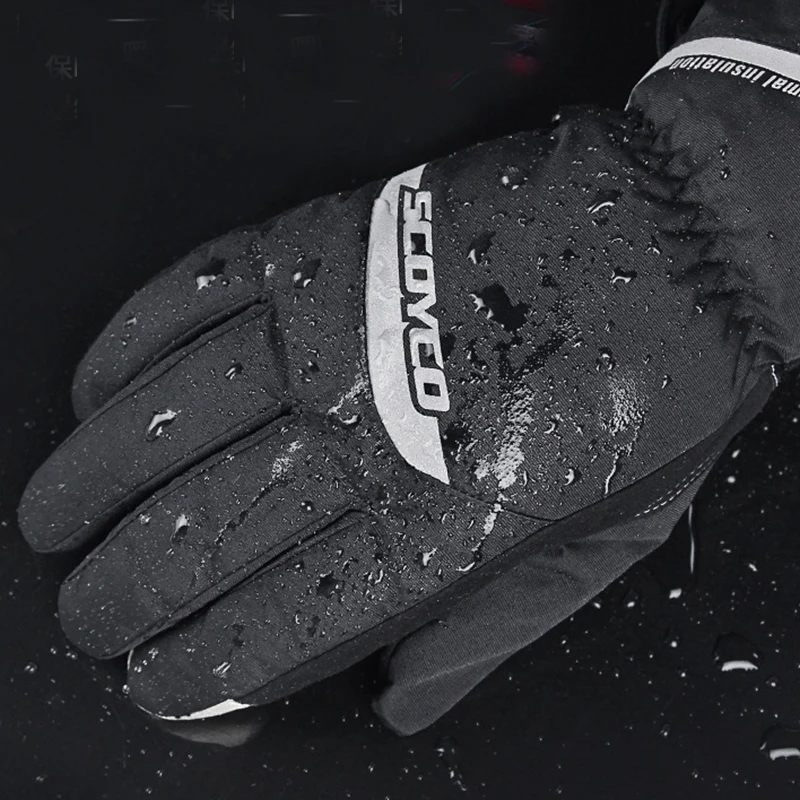 Мотоциклетные Перчатки-Велоспорт лыжи Спорт на открытом воздухе толстые теплые
