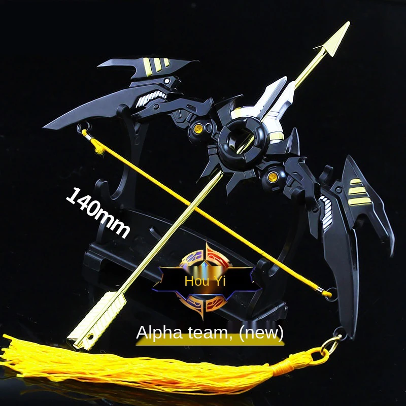 

Аниме Амос Альфа отряд Стрелец Галата Хуа король эльфов Подвеска из сплава, брелки для ключей, Arena Of Valor игровой лук со стрелками игрушечное о...