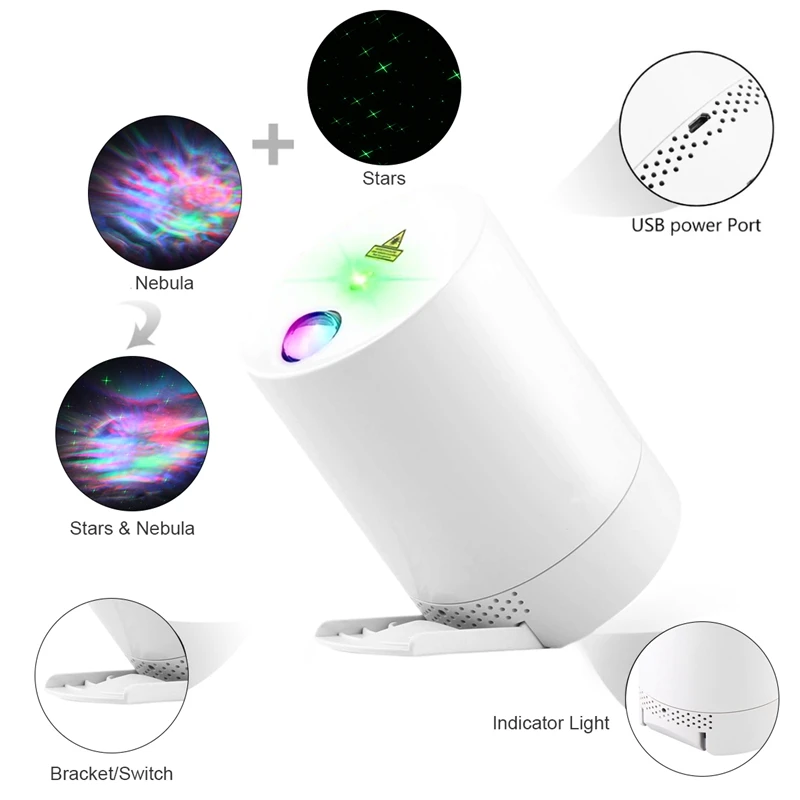 

Fengrise Night Light Starry Sky Projector Water Wave Lamp LED Star Music Rotating Remote Control Bluetooth Bedroom Bedside Lamp