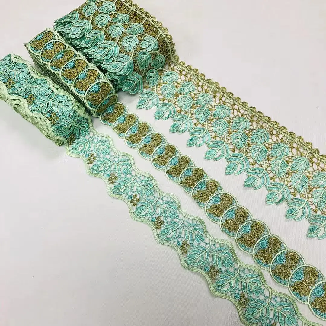 

30yards L.Purple Embroidered Braid Lace Trimming Ribbon Trim For Craft Sewing Wedding Applique b23-20