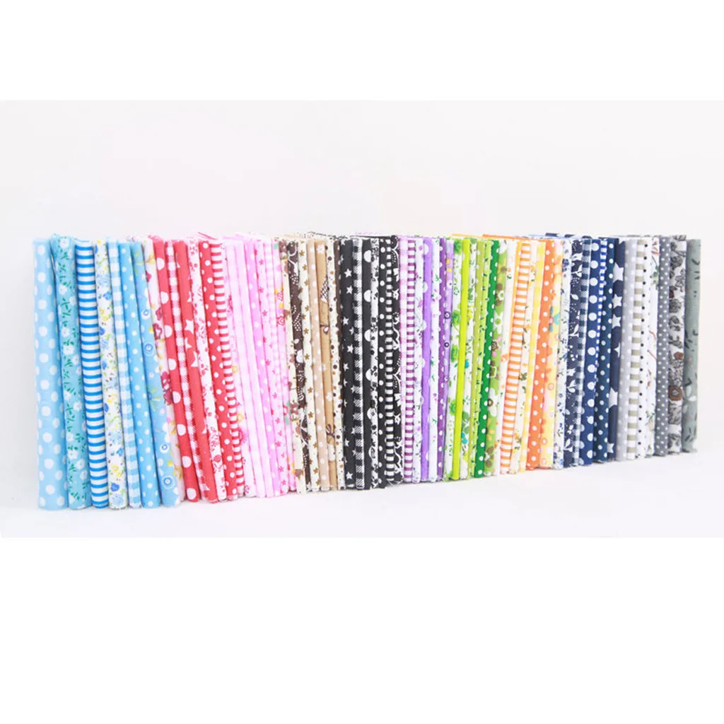 7 шт. хлопковая ткань с цветочным принтом |