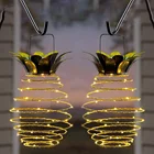 Уличная водонепроницаемая лампа на солнечной батарее, желесветильник я Светодиодная лента из медной проволоки, освещение для сада, светильник в подарок