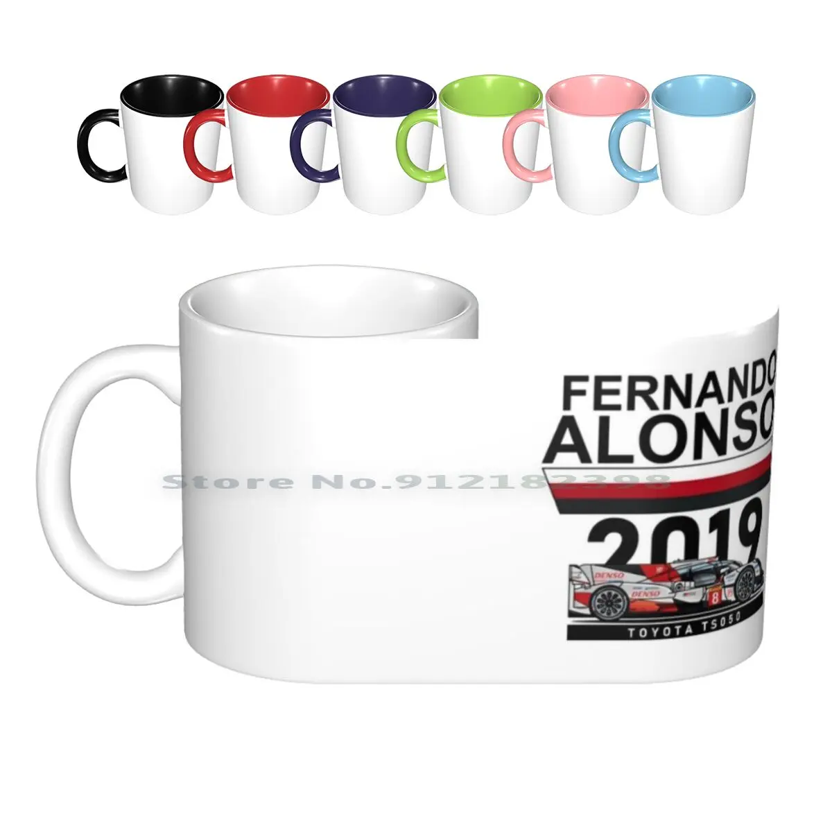 

Alonso #8 Ceramic Mugs Coffee Cups Milk Tea Mug Fernando Fernando Alonso Fernando Alonso Le Mans 24h Racing Motorsport
