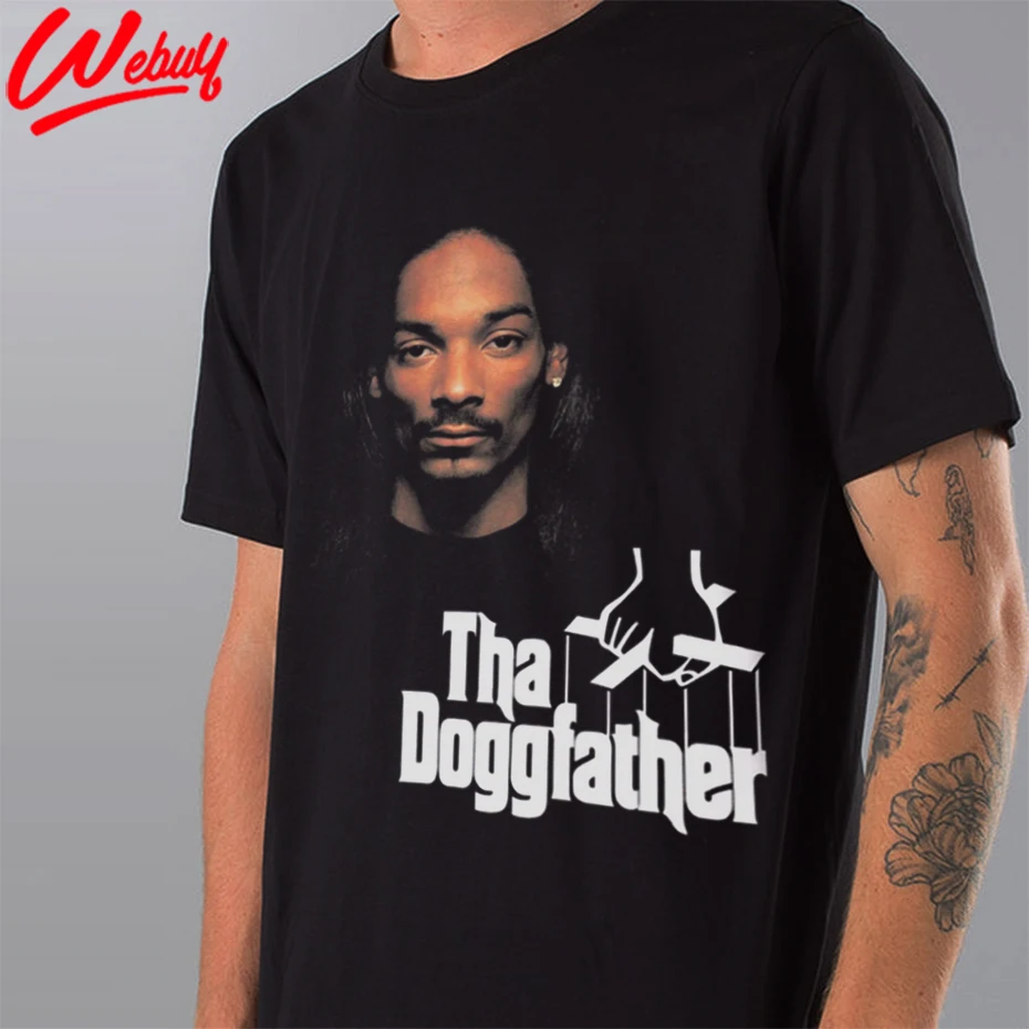 Футболка унисекс с надписью Snoop Dogg и Body High Q новая футболка Tha Doggfather популярная в