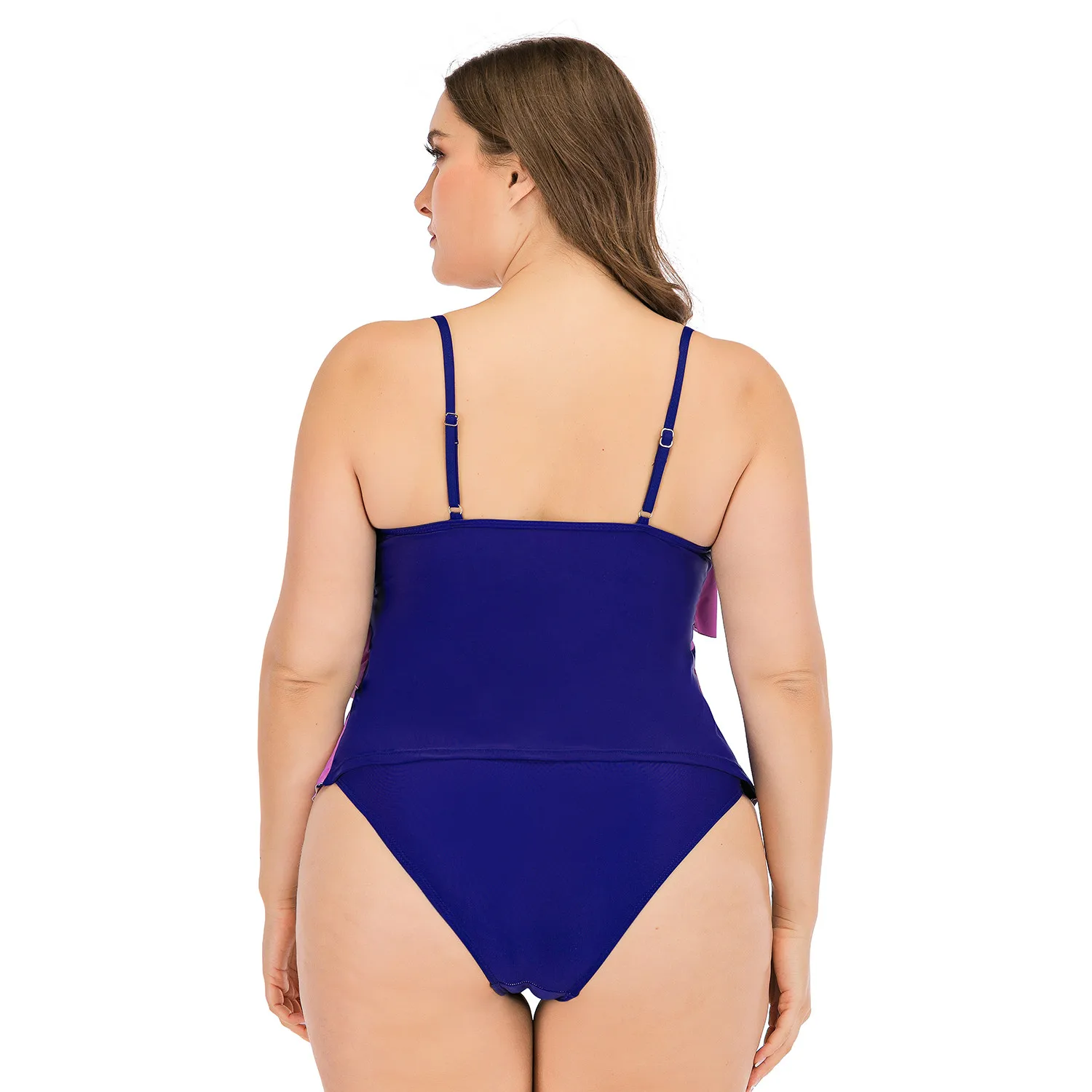 

Swimwear Plus Size Female Tankini Bodysuit Two piece Solid 2021 New Sport Swimsuit Women Beach wear Swimming