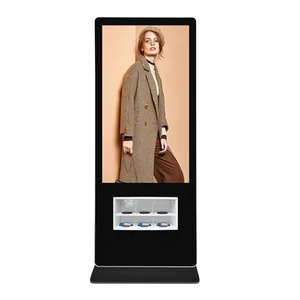 new genevision 55 inch digital screen fast wireless charger smart mobile phone charging station lcd kiosk free global shipping
