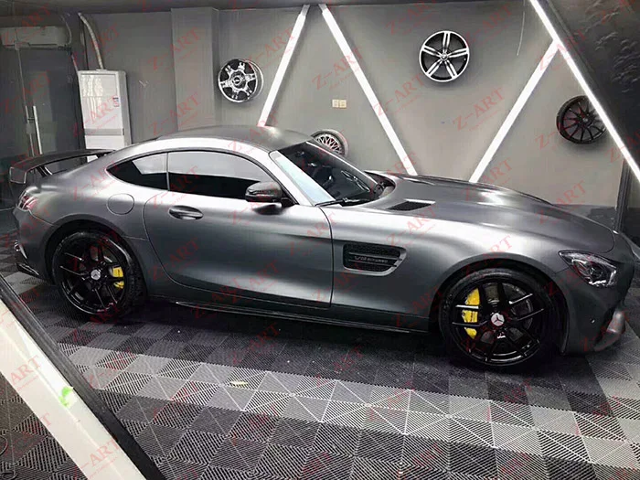 Z ART м углеродного волокна задний спойлер для AMG GT GTS 2015 2019 заднее крыло