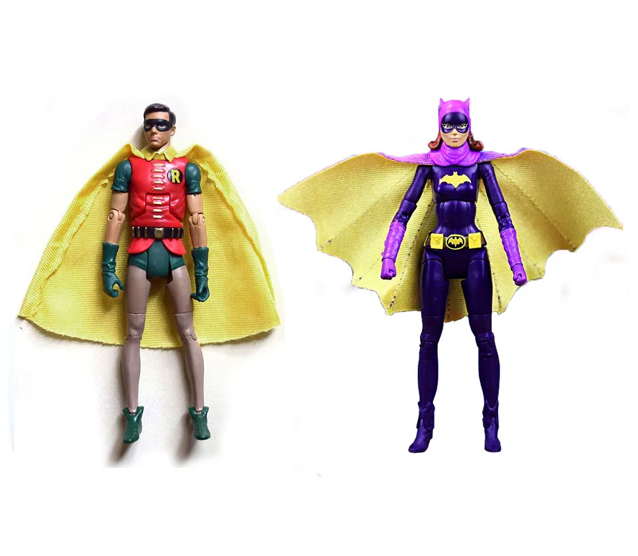 DCU Universe Robin & Bat girl из 1966 ТВ сериала 6 дюймов свободная экшн фигурка Игрушка