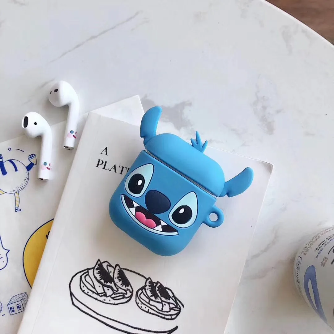 

Disney Lilo Stitch Soft Silicone Wireless Earphone Cases Cartoon Airpods Pro Case
