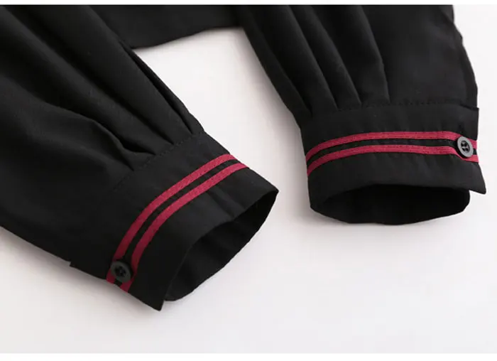 Autumn Japanese School Uniforms For Girls Cute Long-length Sailor Tops Pleated Skirt Full Sets Cosplay JK Costume Series