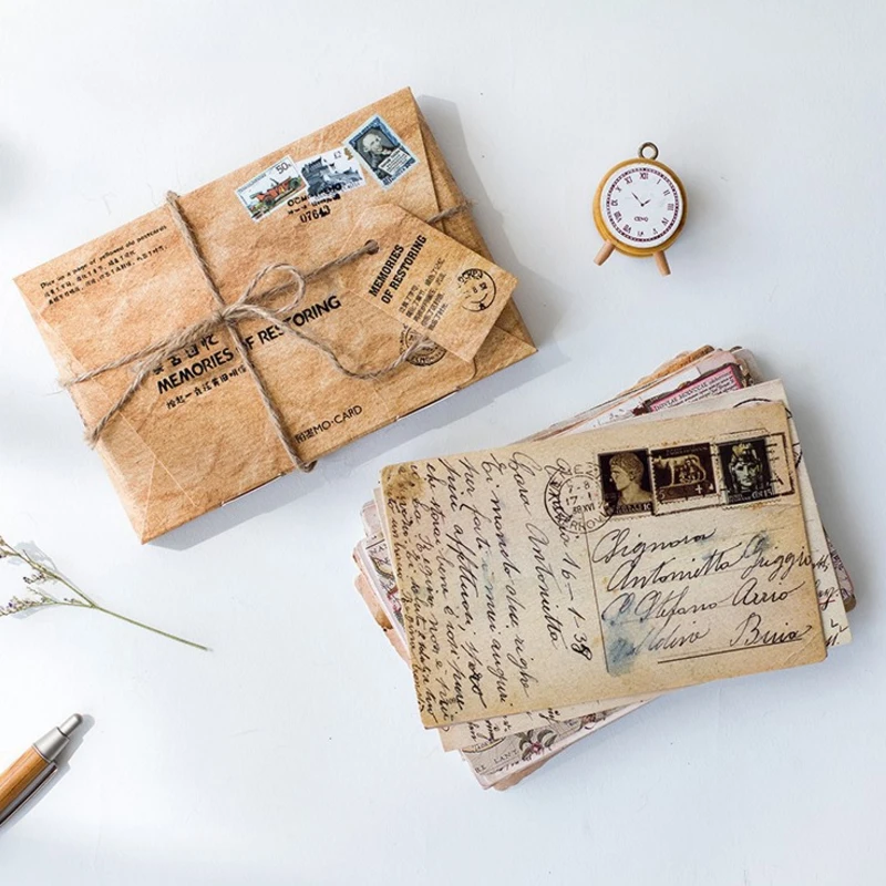 30 шт./лот оригинальные открытки в винтажном европейском стиле деловые и