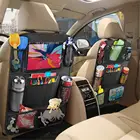 Сумка для хранения на заднее сиденье автомобиля, органайзер с несколькими отделениями, подставка для планшета, держатель для стакана, подвесная сумка для авто на сиденье
