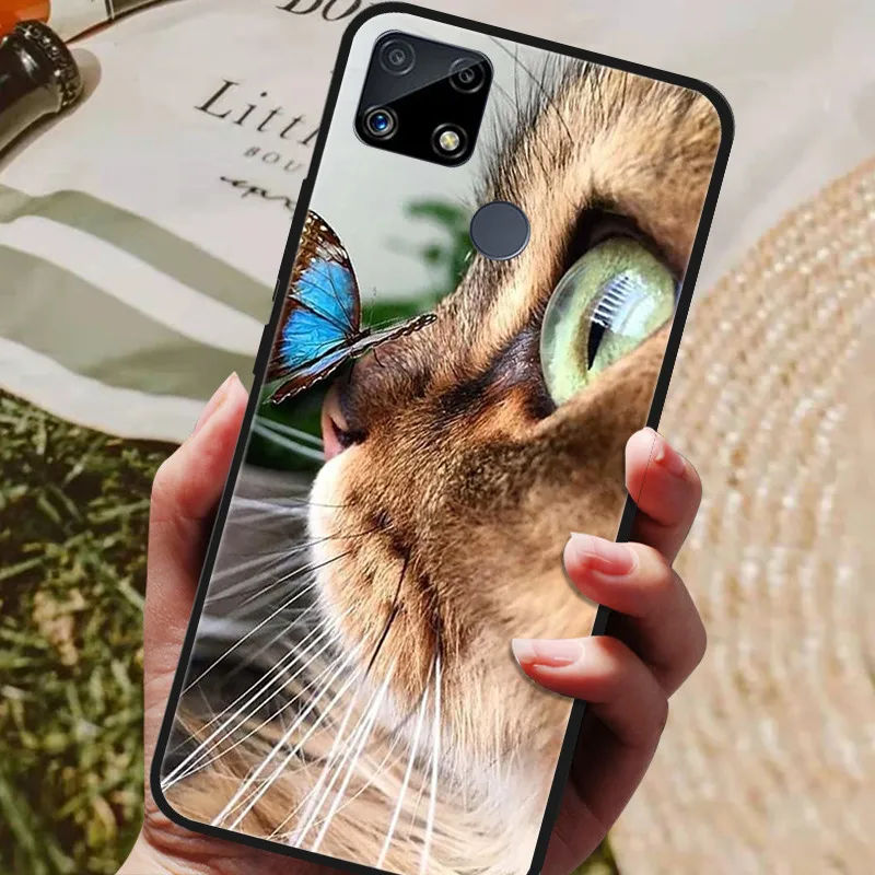 for realme c25s case silicon back cover phone case for realme c25s rmx3195 c 25s c25 s cases realme c25s soft bumper coque free global shipping