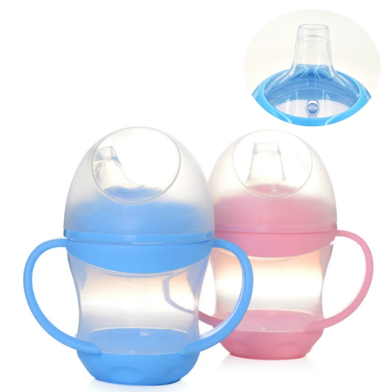 

Duck Mouth Cup Baby Feeding Cup Children Learn Feeding Drinking Bottle with Handle Kids Training Cup