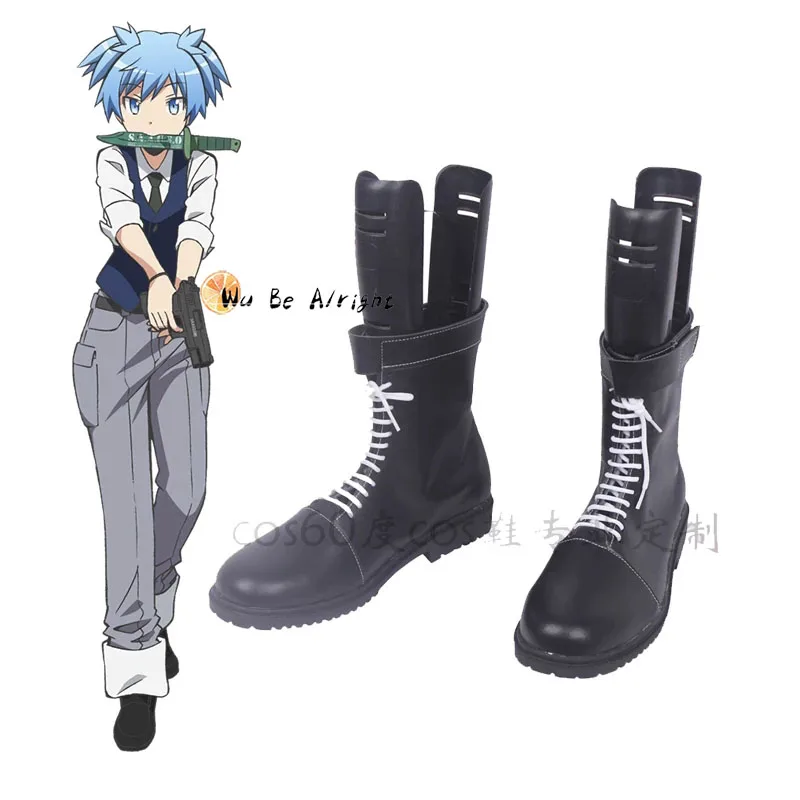 

Assassination Classroom Shiota Nagisa Cosplay Shoes Boots Halloween Carnival Cosplay Costume Accessories Custom-Made