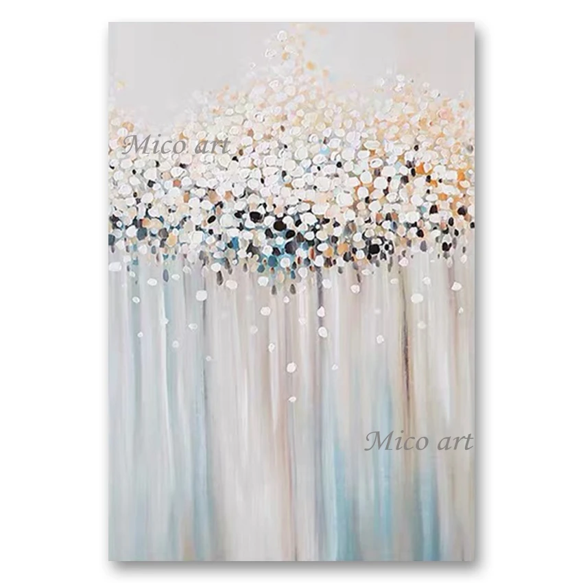 

100% ручная роспись тяжелой текстурой, абстрактный нож, цветы, картина маслом, холст, настенное искусство, толстые акриловые картины, художест...