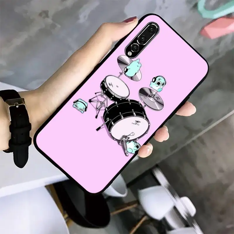 

YNDFCNB Music dream Phone Case For Huawei G7 G8 P7 P8 P9 P10 P20 P30 Lite Mini Pro P Smart Plus Black Soft TPU cove fundas