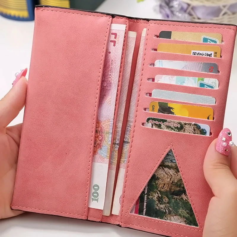 Хит 2017 женский модный кошелек большая вместительность Длинные кошельки из