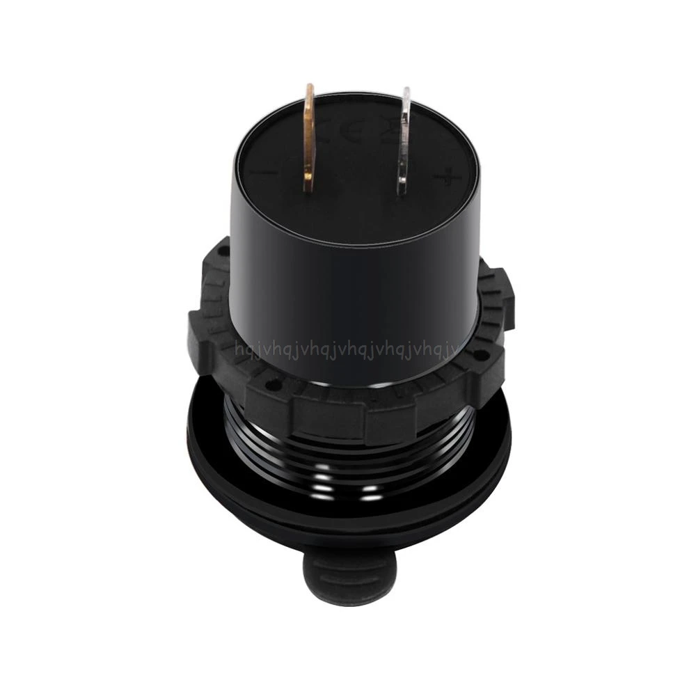 12V/24V алюминиевый водонепроницаемый двойной QC3.0 USB быстрое зарядное устройство