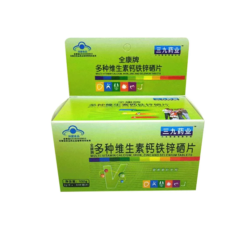 

Wholesale Sales of Quankang Brand Vitamin CA, Fe, Zn, Se 60+6 Tablets for Adults and Children 24 Ready-to-eat Cfda