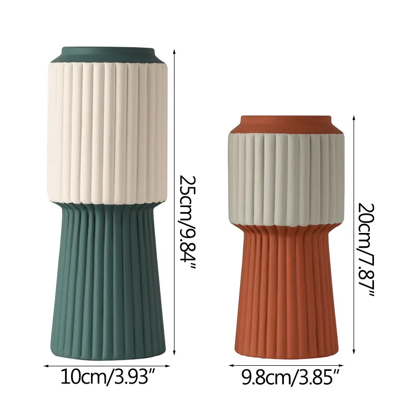 

Strongwell Nordic Geometric Ceramic Art Vase Home Decoration Furnishings Creative Hydroponics Flower Arragnement Wedding Gifts