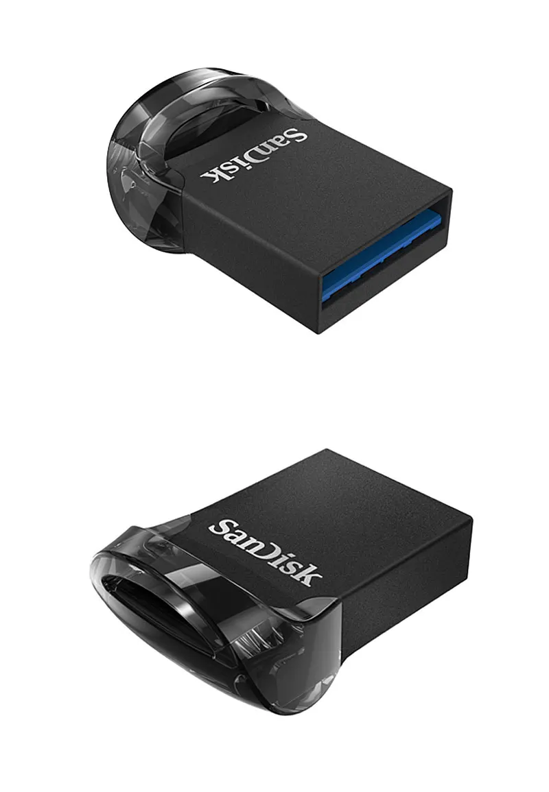 Двойной Флеш-накопитель SanDisk Ultra Fit USB флэш-накопитель USB 3,1 256 ГБ 128 Гб 64 ГБ 32 ГБ оперативной памяти, 16 Гб встроенной памяти, 130 МБ/с. флешки Высокая Скорость USB 3,0 USB Стик