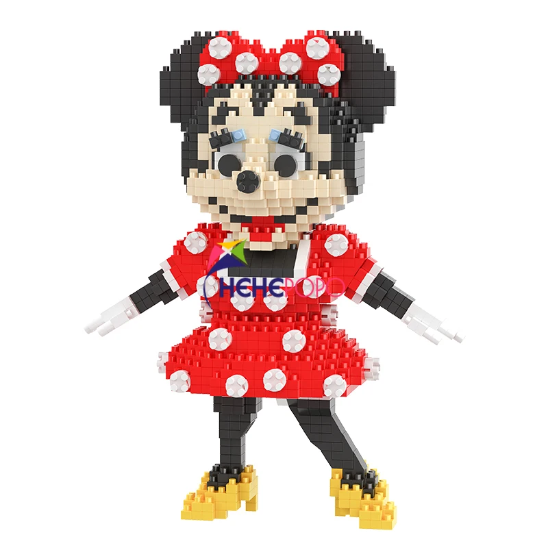 

Mini Small Particle Children's Toy Micro Building Block Diamond Minnie Daisy Girl Ornaments