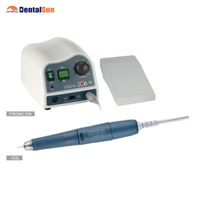 

Dental Strong 206 with Dual-port System Micro Motor + 103L Handpiece