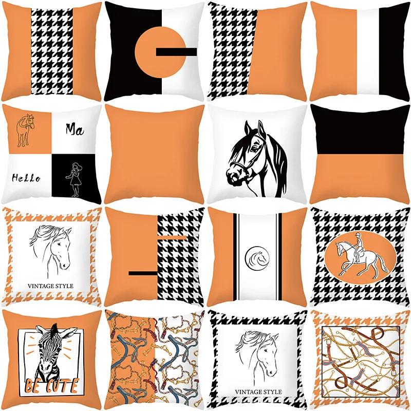 

New Geometric Pillow Abstract Contrast Nordic Pillow Cover Pillow Cover Sofa Cushion Cover Pillow Case Home Decor