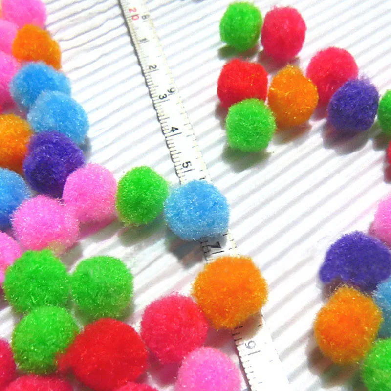 Помпоны 100 шт./упак. для украшения вечеринок и свадеб принадлежности рукоделия