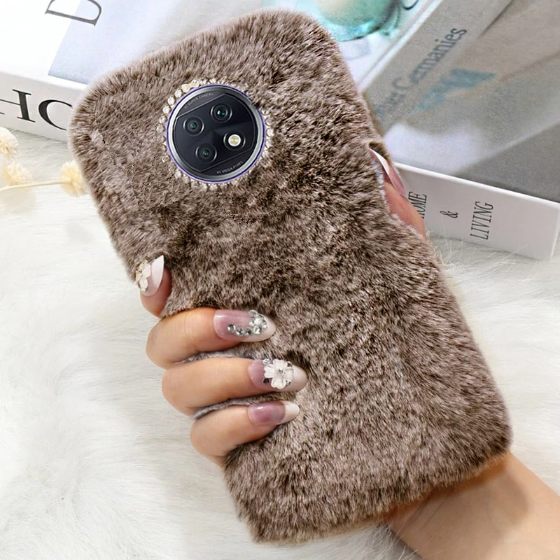 

Cute Colorful Soft Phone Case For Xiaomi Redmi Note 9T 5G 10T 9 Pro Back Cover Mi POCO M3 Redmi Note 9S Plush Phone Cases