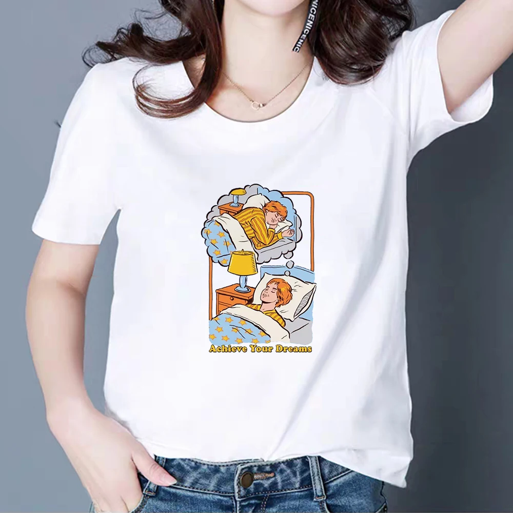 Простая стильная футболка в стиле Харадзюку летняя черная Великолепная с юмором