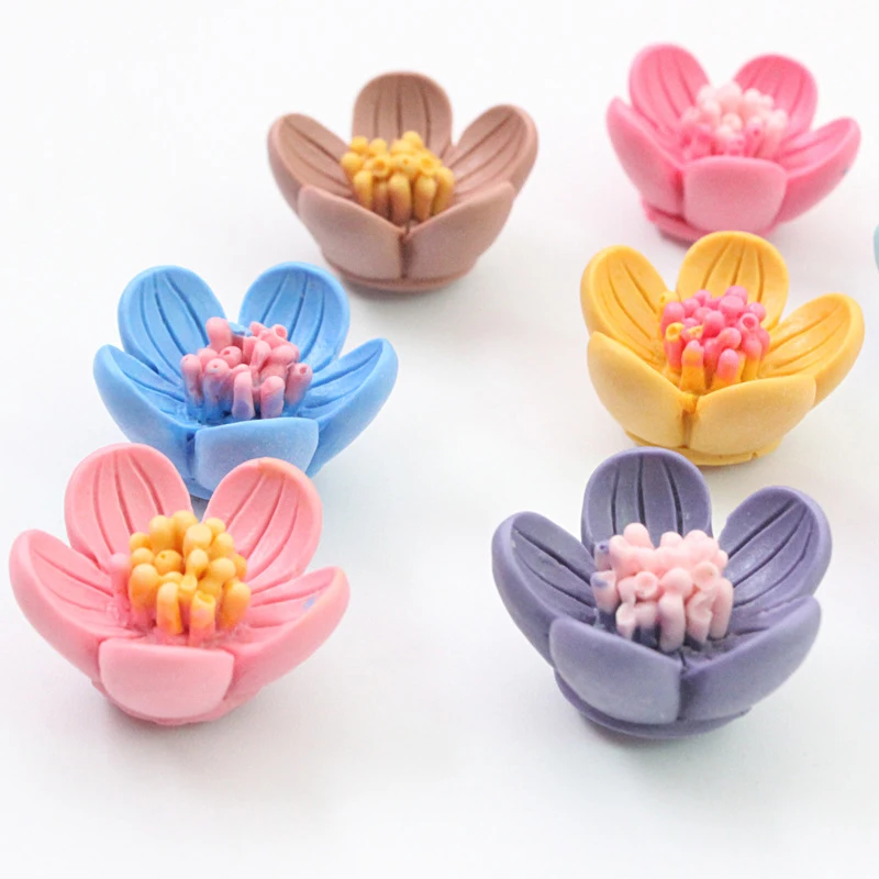 5 шт. креативные Цветочные наклейки на холодильник в форме чаши Флорес мини