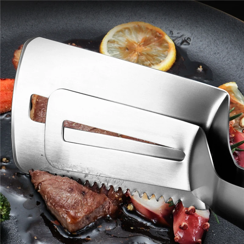 1 шт. многофункциональные щипцы для гриля и барбекю из нержавеющей стали |