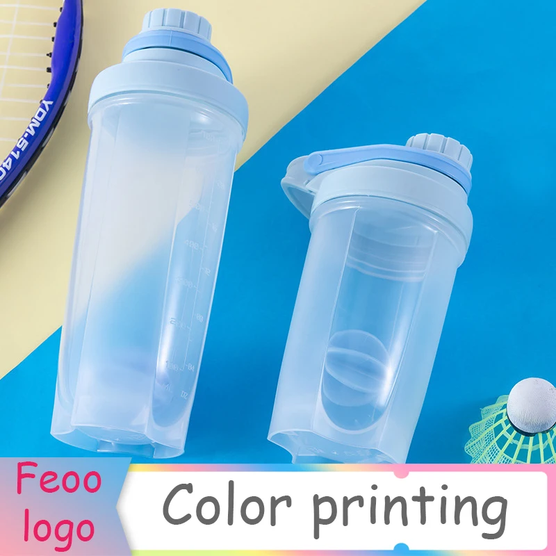 

500ML/700ML Water Bottle For Drink Plastic Leak Proof Sports Bottles Protein Shaker Water Bottle Drinkware BPA FREE