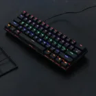 Проводная игровая клавиатура Dk61e, 61 клавиша, Rgb-подсветка, светодиодная подсветка