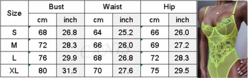 

Sleepwear Teddies Jumpsuits Yellow Sexy Women Lace Bodysuits Erotic Corset Mesh One Piece Body Suit