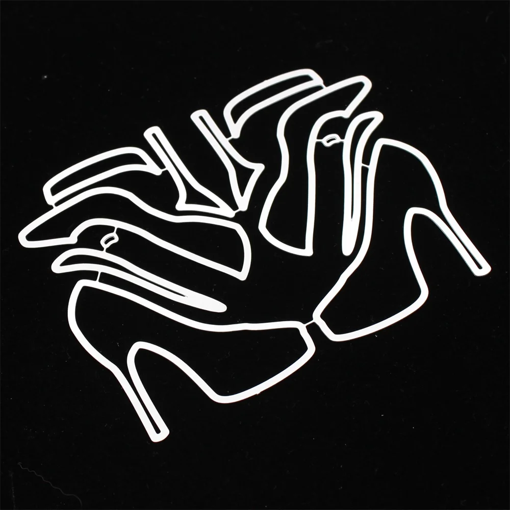 

KSCRAFT Elegant Layering Highheel Shoes Metal Cutting Dies Stencils for DIY Scrapbooking Decorative Embossing DIY Paper Cards