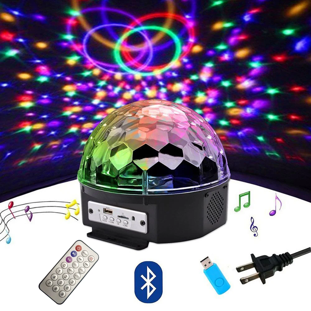

Colorfull Sky Sterrenhemel Projector Bluetooth Remote Recharge Led Night Lamp Usb Diamond Music Speaker Bar Party Ktv Licht