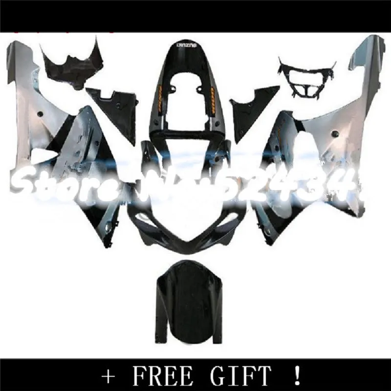

Серый черный рояльный Кузов для Suzuki GSXR 1000 K1 K2 00 01 02 GSXR1000 2000 2001 2002 GSX-R 1000 обтекателя тела