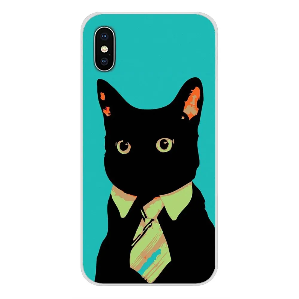 Transparent Soft Skin Case Luxury Animal Head Wolf Cat For Apple iPhone X XR XS MAX 4 4S 5 5S 5C SE 6 6S 7 8 Plus ipod touch | Мобильные