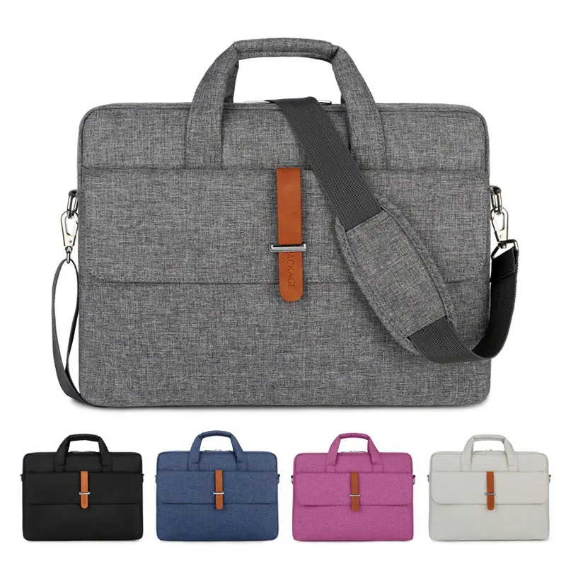 

New Laptop Bag With Shoulder Strap 13.3 14 15.6 17 Inch Waterproof Notebook Cover Handbag Women Briefcase For MSI Macbook Air HP