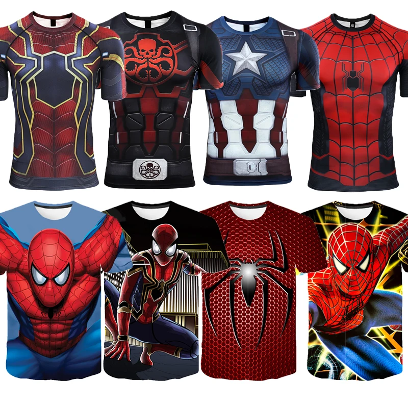 

Summer 3D Children T Shirts Boys Clothes Hero Spidey Hero Super Baby Boy Tee Kids T-Shirt Summer Fashion Streetwear Tops