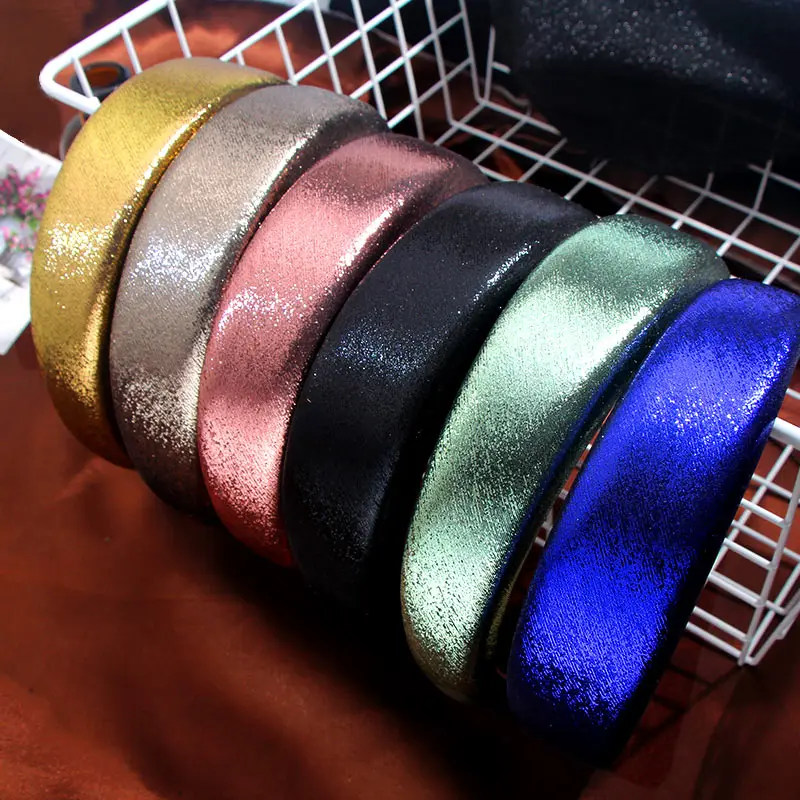 Женский ободок Flatfoosie блестящий из искусственной кожи аксессуары для волос с