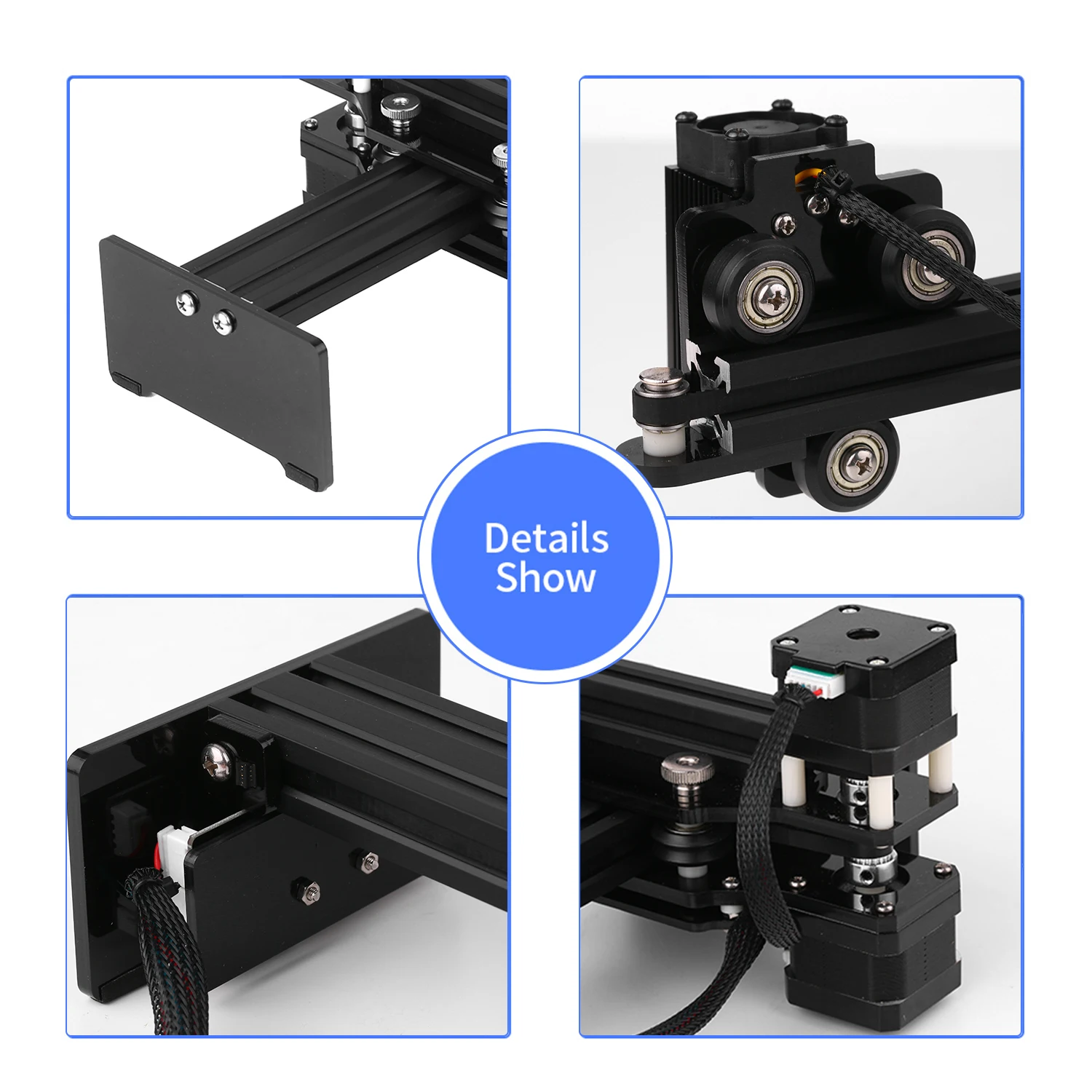 Лазерный гравировальный станок 450 нм 40 Вт фиксированное фокусное расстояние